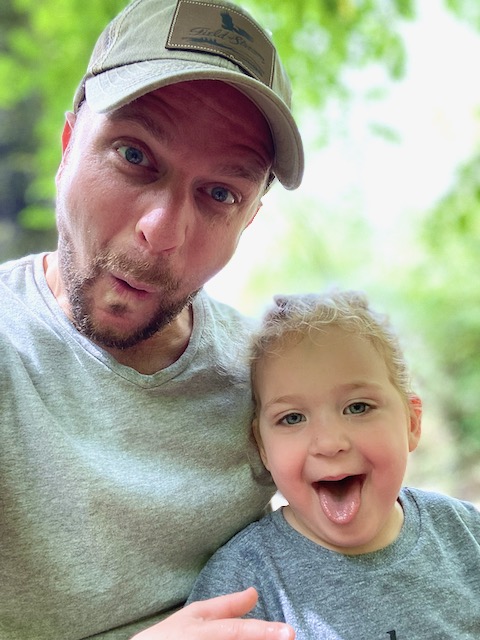 Chase Bowers with Addie